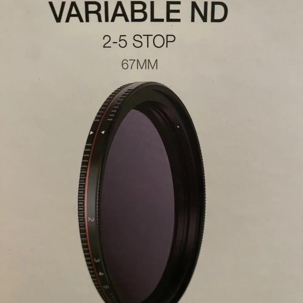 Freewell 67mm Hard Stop Variable ND Filter -- 2 to 5 Stop